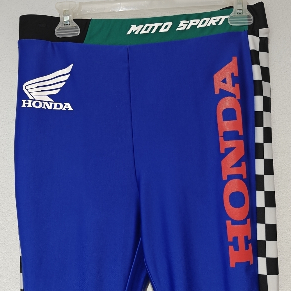 Forever 21 Honda Leggings High Waisted Plus Size 0X Scuba Material JDM VTEC - Picture 5 of 8